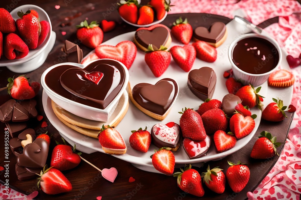 heart shaped chocolates