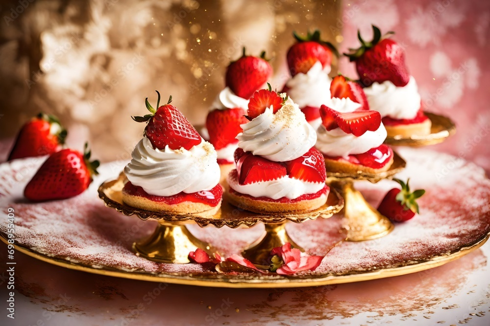 cheesecake with strawberries