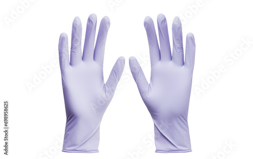 Sterile Medical Gloves On Transparent Background