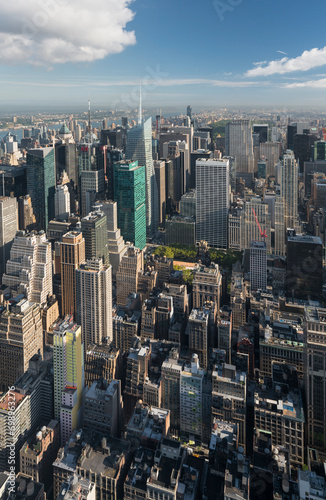 Blick vom Empire State Building Richtung Upper Manhatten  Manhatten  New York City  New York  USA