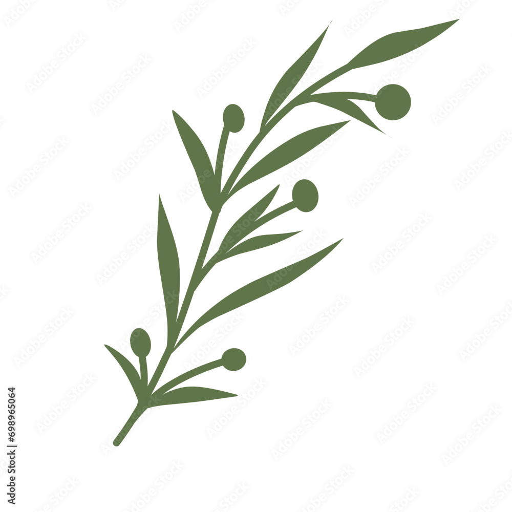 Green Leaves Element Green Leaves Element