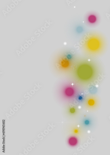 Vorlage bunte Seeigel