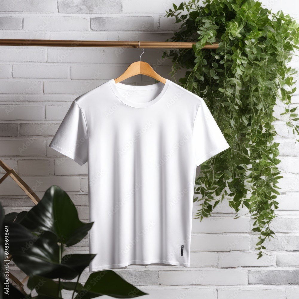 T-shirt design, blank white shirt, front isolated. Mock up template for design print. T-shirt design, blank white shirt, front isolated. Mock up template for design print.