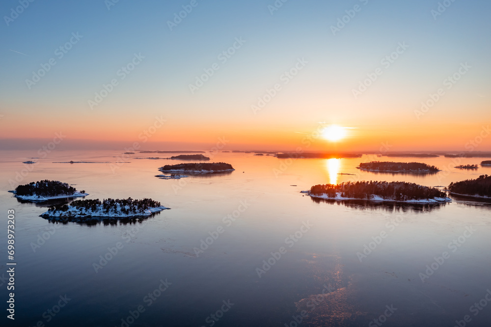 Obraz premium sunset over the sea