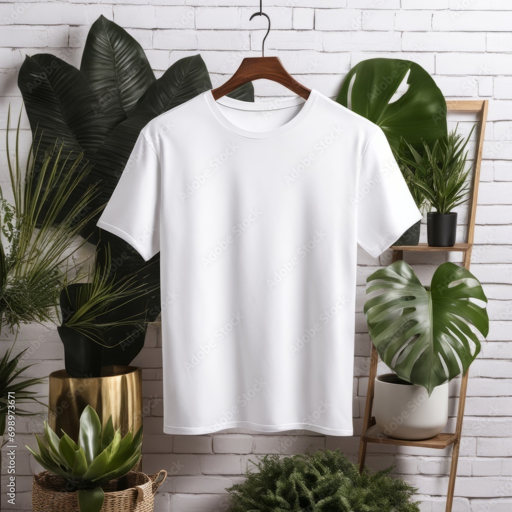 T-shirt design, blank white shirt, front isolated. Mock up template for design print. T-shirt design, blank white shirt, front isolated. Mock up template for design print.