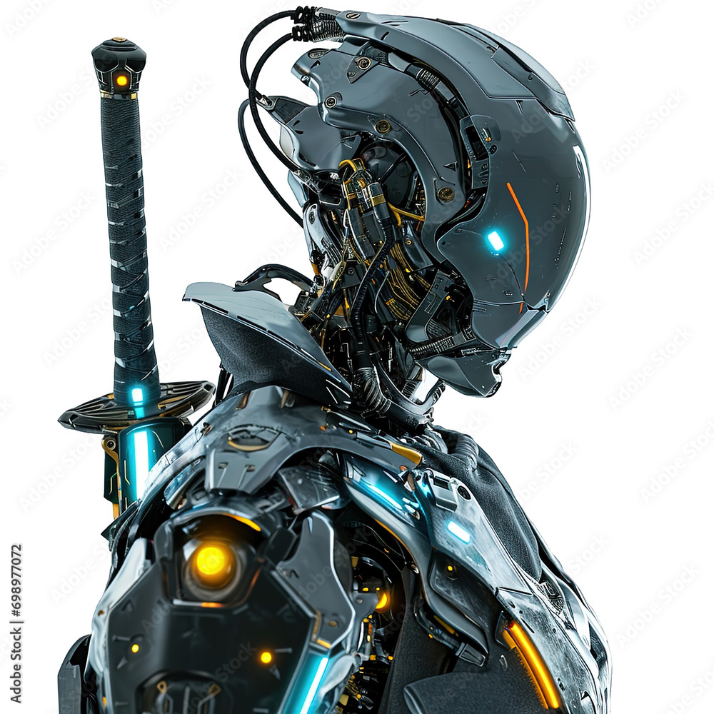 Fototapeta premium Robot Cyborg Soldier