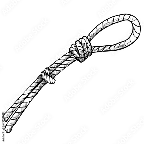 rope handdrawn illustration