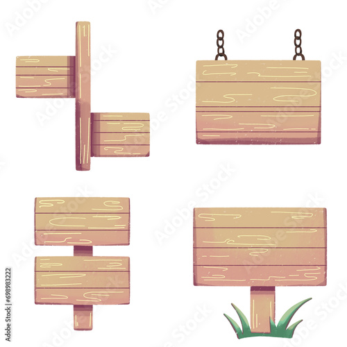 Wooden planks