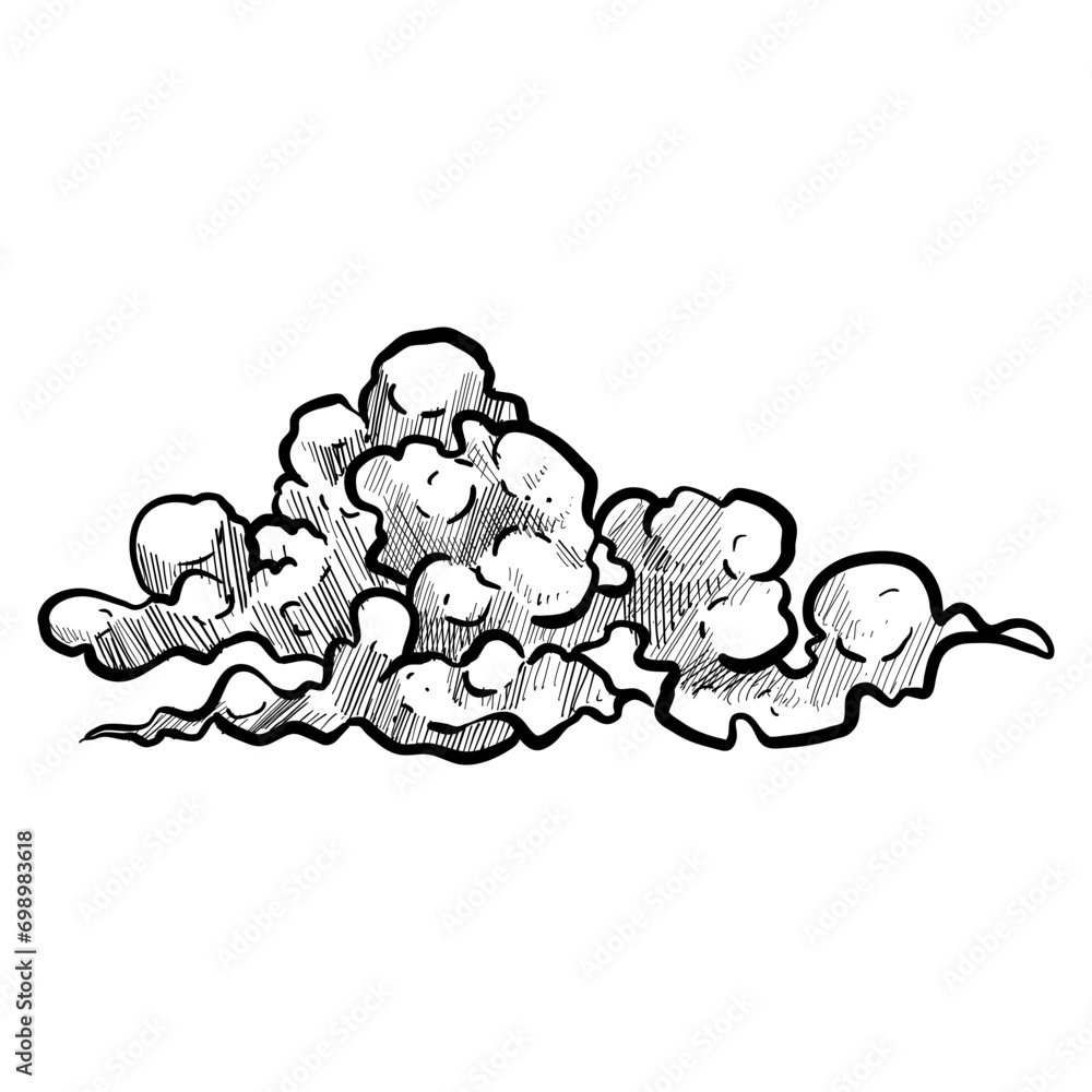 clouds shape handdrawn illustration clouds shape handdrawn illustration