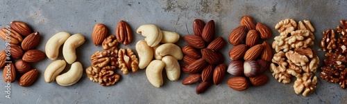 Various nuts banner