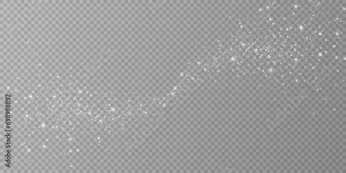 Fototapeta Particles of white magic dust