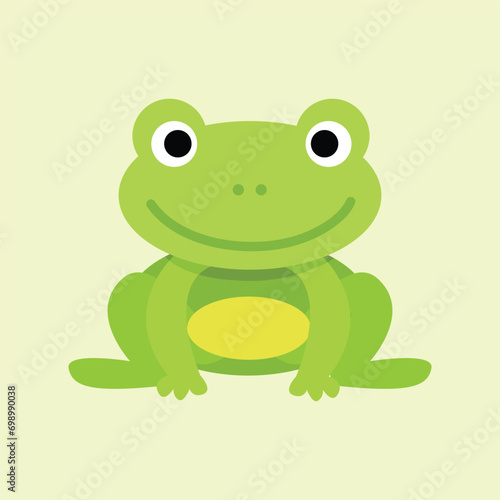 illustration of cute frog animal