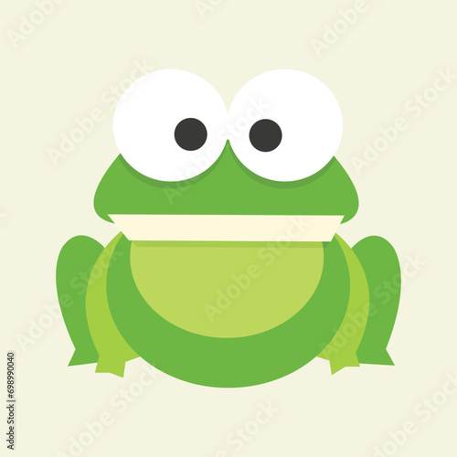 illustration of cute frog animal