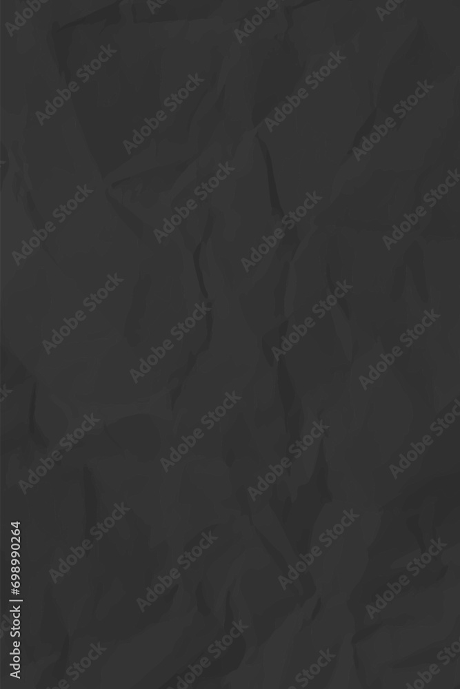 Black clean crumpled paper Black clean crumpled paper