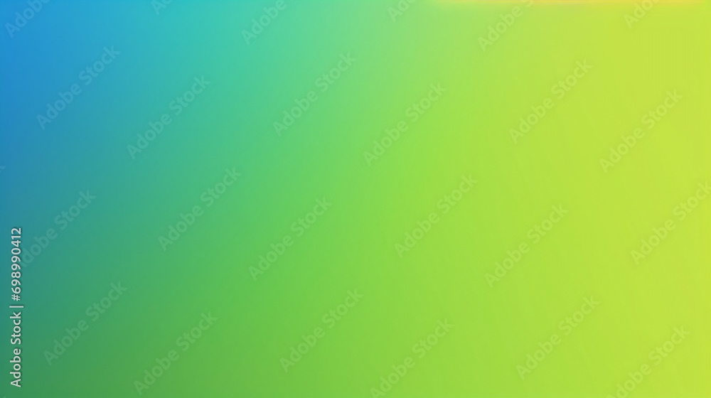 Flat shapeless abstract lime green electric blue yellow background gradient wallpaper - obrazy, fototapety, plakaty 