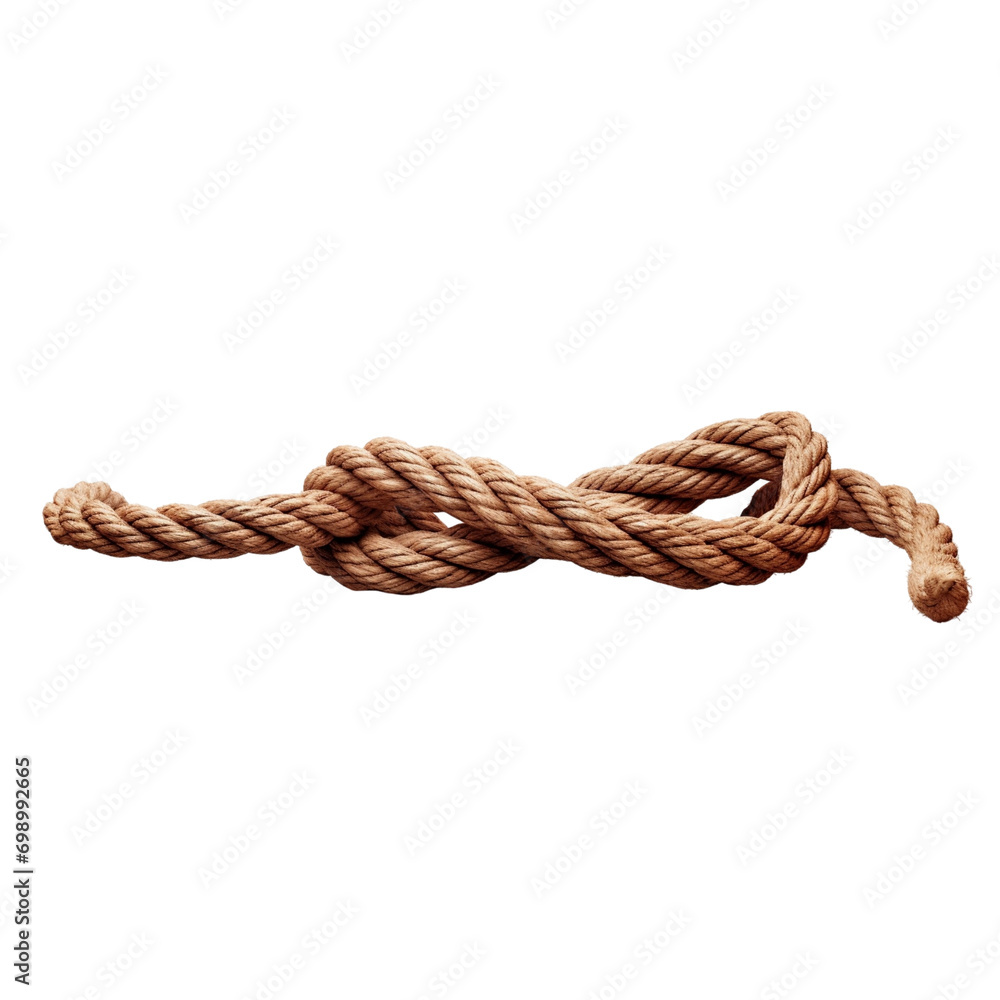 the rope on white background, Generative AI the rope on white background, Generative AI