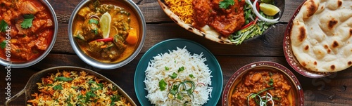 Indian food, banner photo