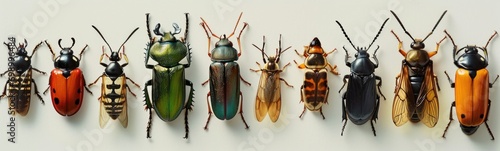 Various insects banner photo