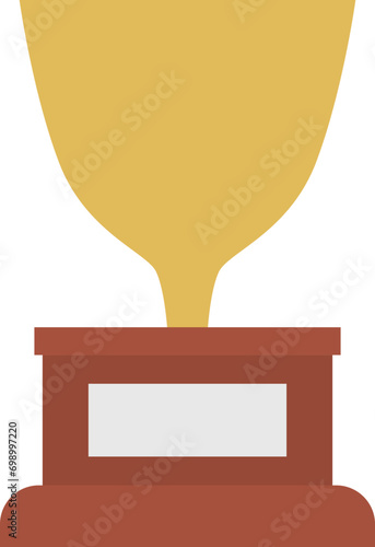 baseball game trophy vector illustration