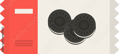 cookies pack vector illustration