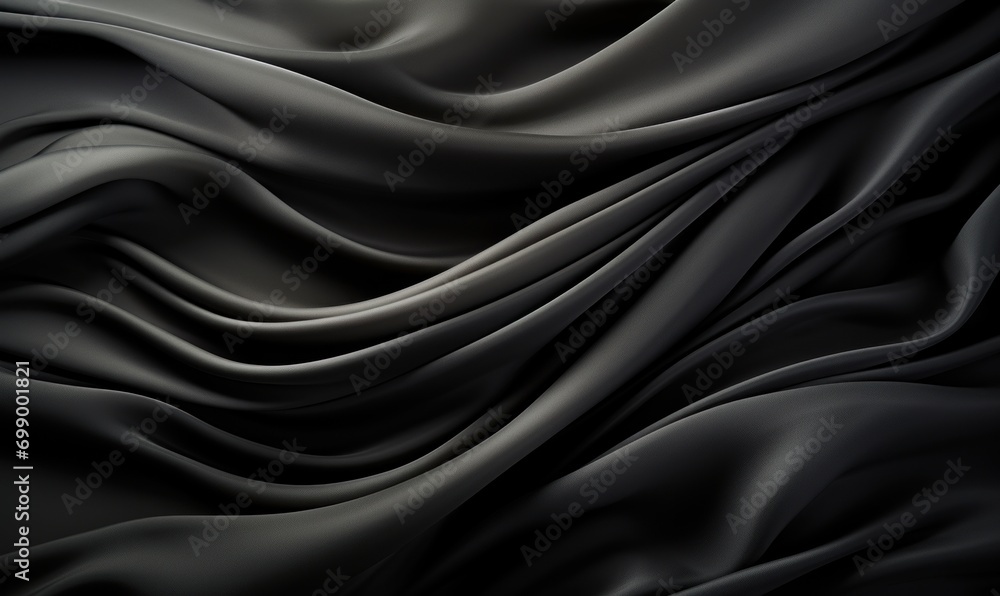 The backdrop is created using black silk fabric drapery for design The backdrop is created using black silk fabric drapery for design