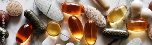 Variety of supplements banner photo
