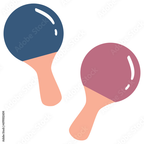 ping pong paddle vector illustration