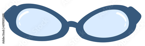 swimming goggles vector illustration
