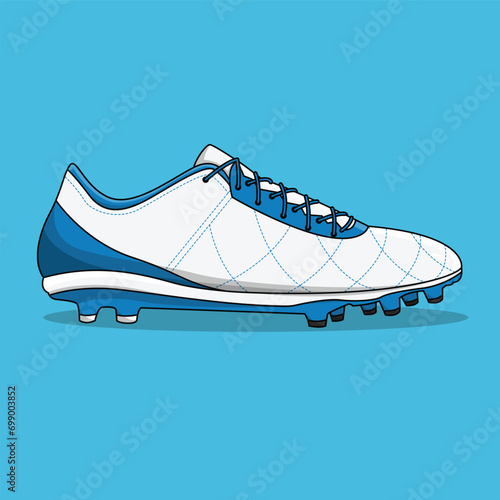 The Illustration of Football Shoes Local Assist Master