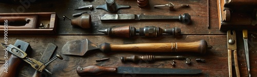 Woodworking hand tools for repair banner