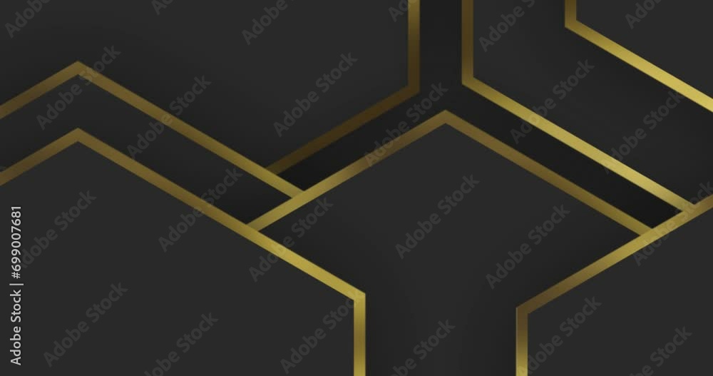 Luxury Futuristic Wavy Lines Motion Background Abstract Luxury Gold