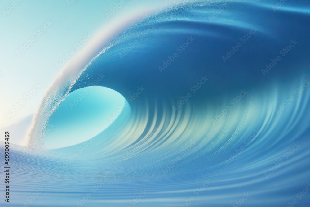 Naklejka premium Wave themed texture background