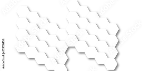 Abstract background with hexagons. Abstract hexagon polygonal pattern background vector. seamless bright white abstract honeycomb background. 