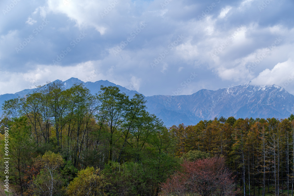 鹿島槍ヶ岳と中山高原