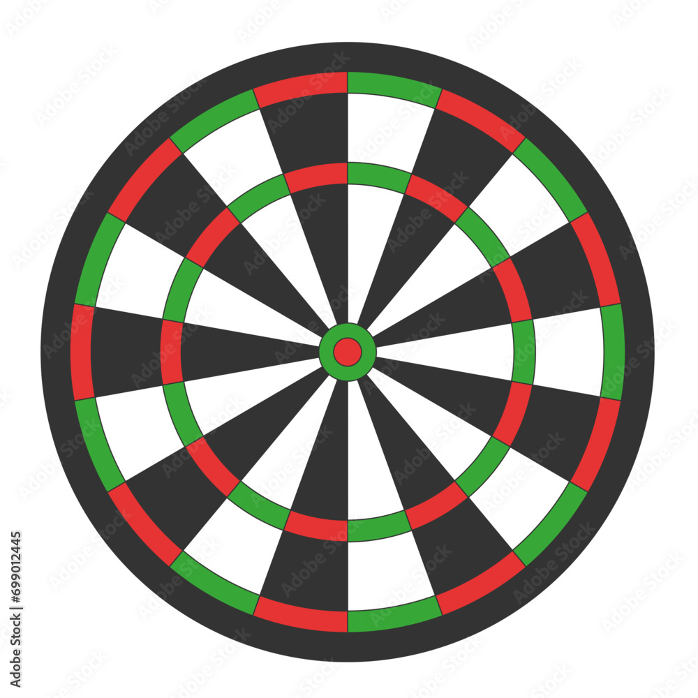 Dartboard Target Illustration Dartboard Target Illustration