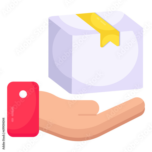 Premium download icon of parcel care


