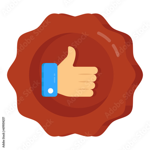 Feedback icon, editable vector

