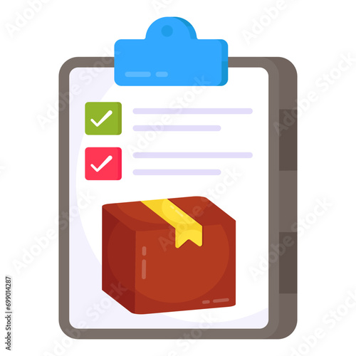 Perfect design icon of order list 

