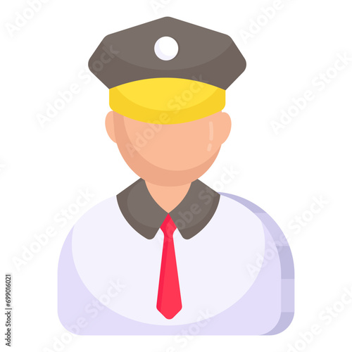 Perfect design icon of policeman 

