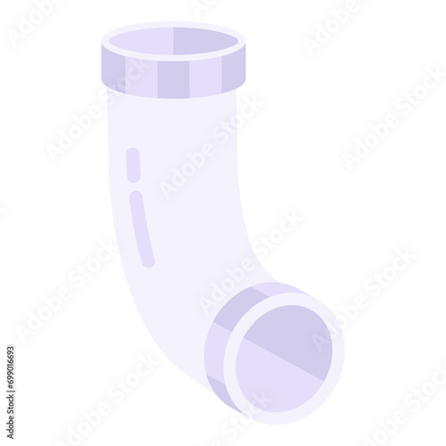 Modern design icon of plumbing pipe 

