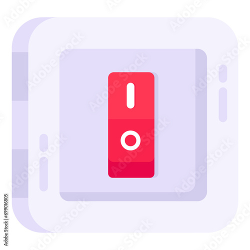 Creative design icon of alarm button 

