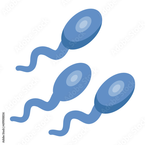  Tiny carriers of genetic information, on a mission for fertilization.