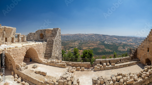 Ajlun city and castle, north of Amman, Jordan, Middle East