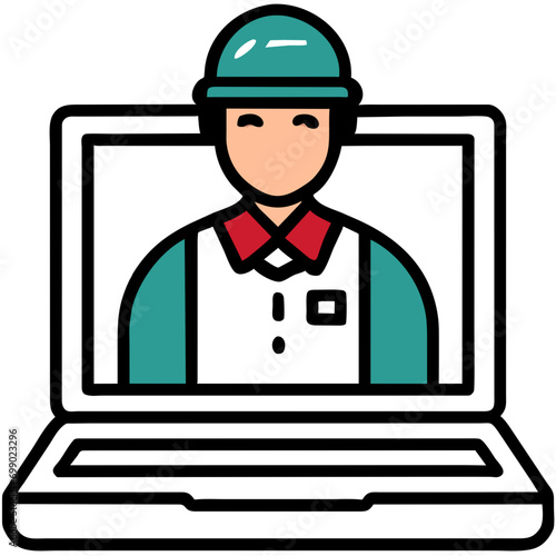 A multiplayer icon vektor icon illustation