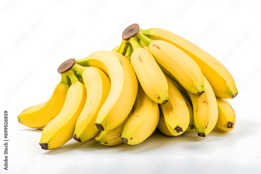 bananas isolated on white. bananas isolated on white.