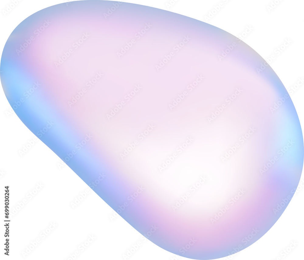Holographic Blob Shape Holographic Blob Shape