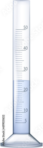 Graduated Cylinder with Fluid photo