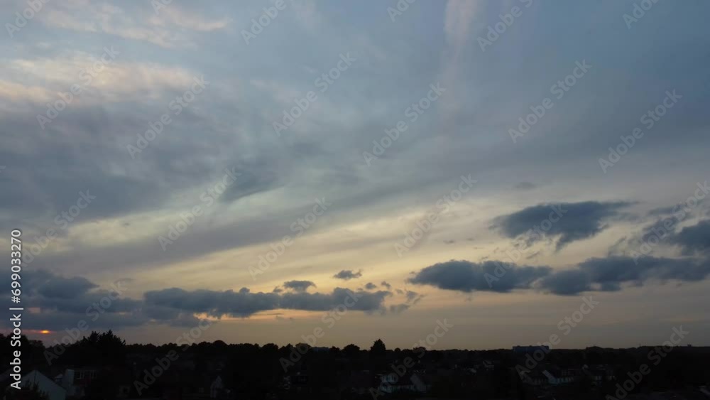 Dramatical Clouds and Sky over Great Britain