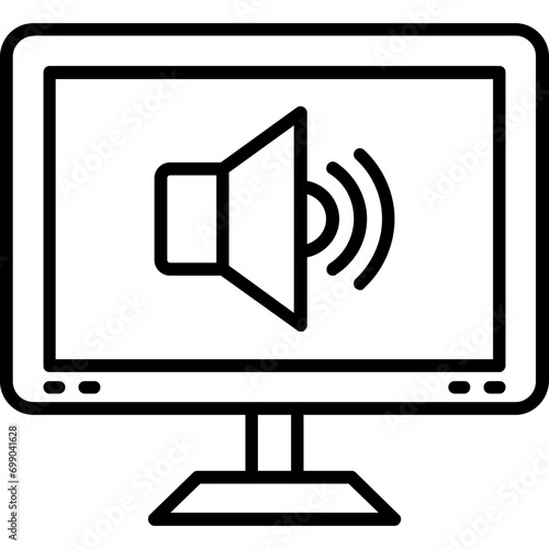 Speakers On icon