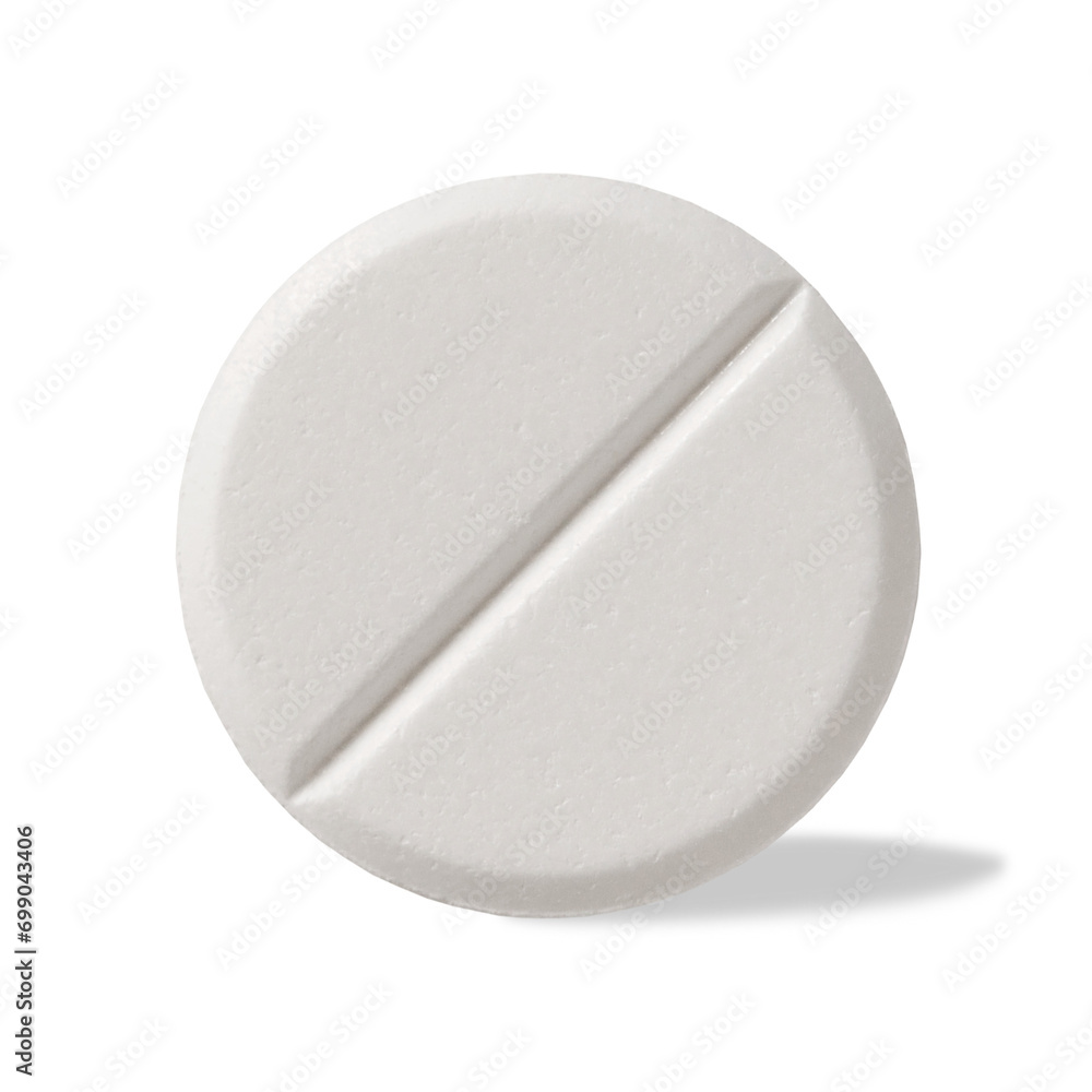 One white round tablet pill isolated on transparent background, png One white round tablet pill isolated on transparent background, png
